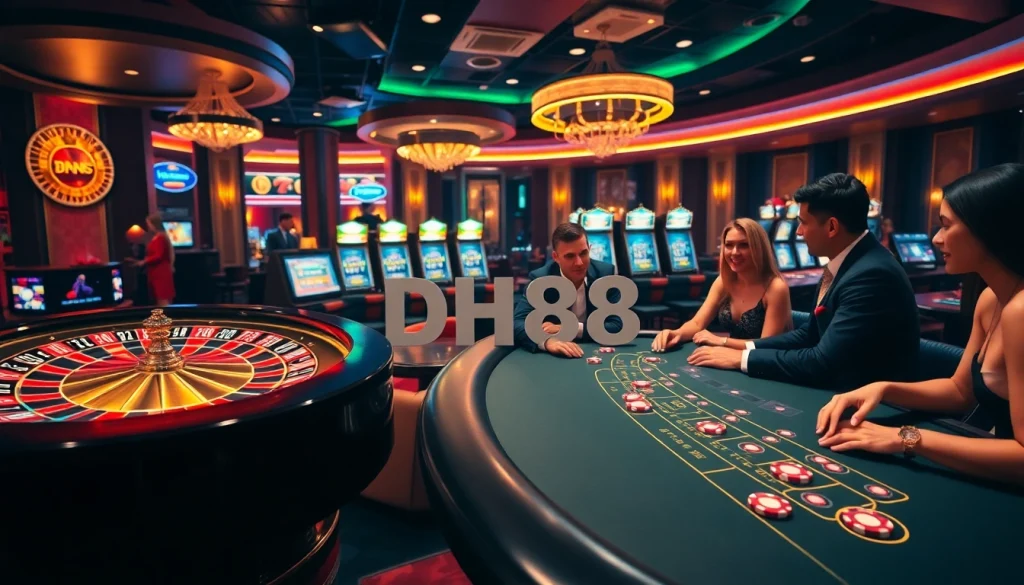 Play your cards right at DH88's vibrant poker table with luxury vibes.