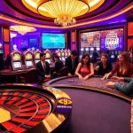 Gamblers enjoying thrilling moments at rr88 linh casino tables with vibrant action.