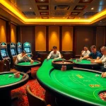 Experience thrilling gameplay at https://www.6rwin55.com/ featuring vibrant slot machines and poker tables.