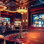 Players engaging at a stylish roulette table with 32WIN's vibrant online gambling interface.