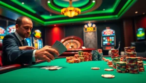 Thrilling action at 79king casino poker table, featuring vibrant colors and excitement.