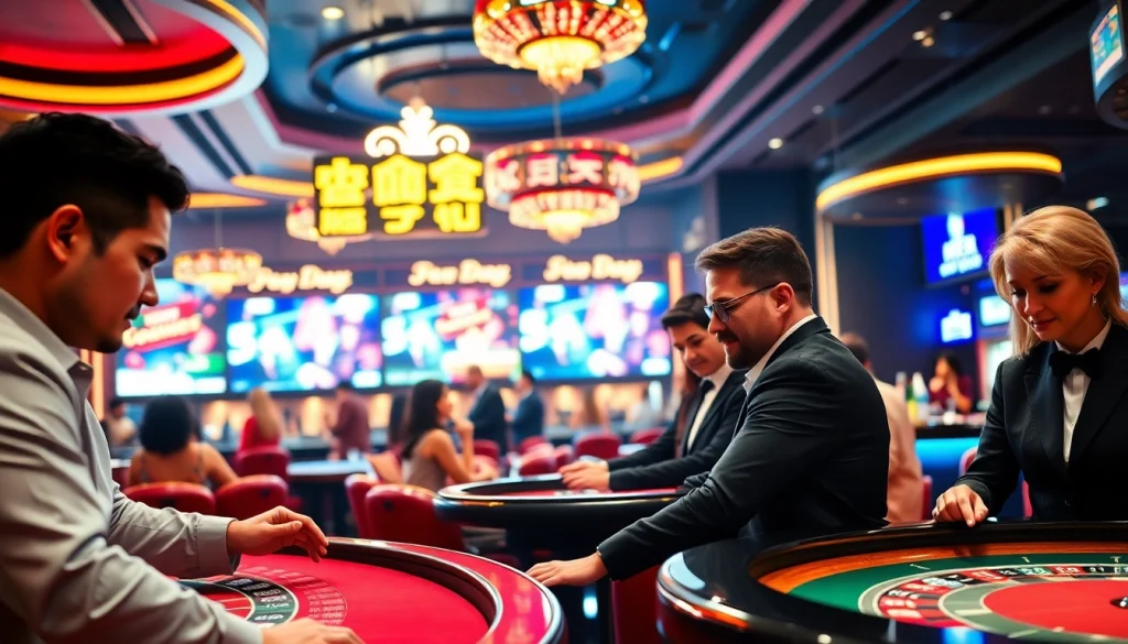에볼루션 카지노에서 다양한 게임을 즐기는 플레이어들의 생생한 모습