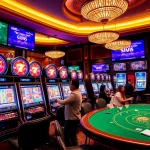 Players enjoying the thrill of winning on slot machines at https://www.6slots8.com/ casino.