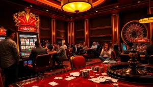 Experience the thrill of slot88 with engaging players at a vibrant casino.