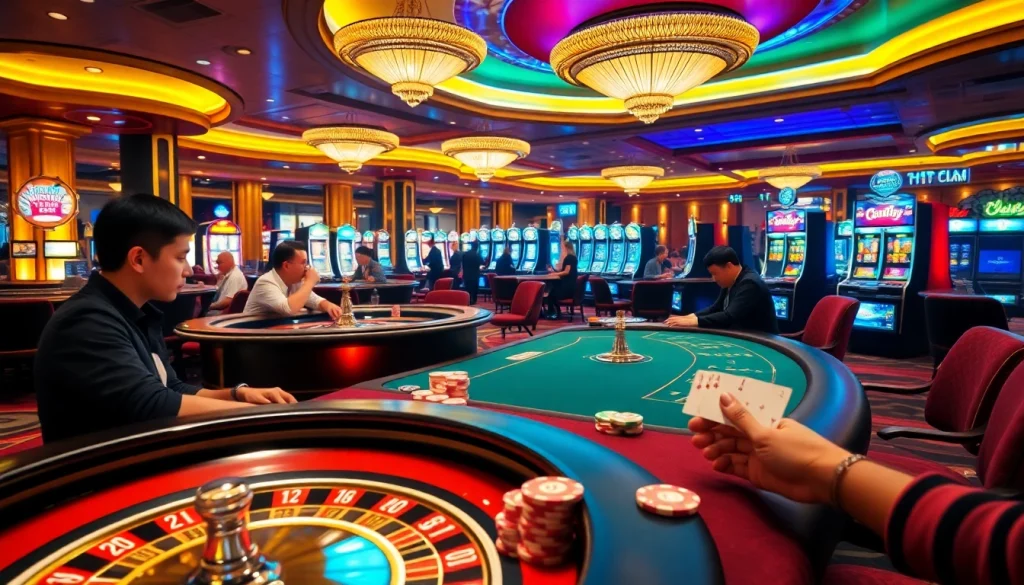 Experience thrilling action at Hitclub with vibrant casino elements and exquisite poker gameplay.