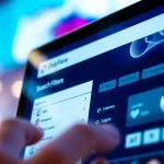 Advanced filtering for OnlyFans search displayed on a modern digital device with intuitive UI elements.