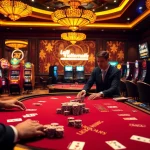 High-stakes poker game highlighting the exciting atmosphere of liên minh kjc casino experience.