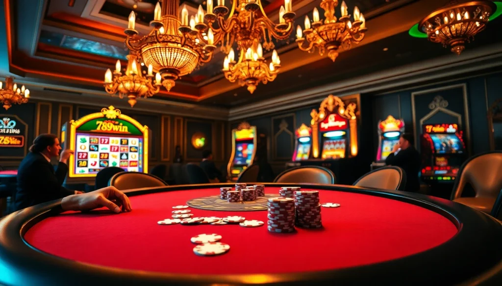 Experience the thrill of the game with 789win poker chips sparkling at a high-stakes table.
