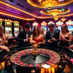 Players enjoying a thrilling roulette experience at the EE88 casino.