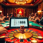 Experience the thrill of gaming at https://rr88c.org/ with a lively casino scene showcasing roulette and poker action.