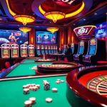 Exciting players engaging with 88i casino games at elegant tables filled with vibrant poker chips.
