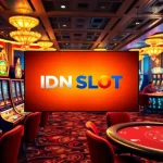 Experience thrilling gameplay with IDNSLOT at a luxurious online casino.