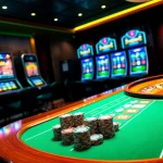 Play exciting casino games at GG88 with vibrant chips and elegant tables.