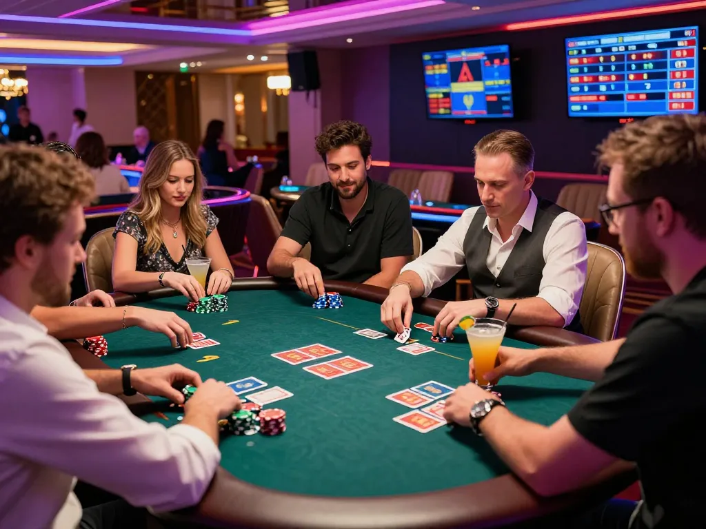 Exciting live casino gaming experience showcasing players at bong99 table.
