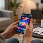 Tampilan permainan yang menarik di aplikasi mobile merah4d menunjukkan aksi kasino dinamis dalam suasana yang nyaman.