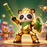 Experience thrilling gameplay at 33winvn, featuring vibrant 3D characters and casino elements.