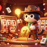 Play buy feature slots with dynamic visuals and exciting gameplay elements featuring lucky symbols.