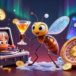 Permainan menarik slot88 dengan karakter unik dan elemen kasino menggoda.