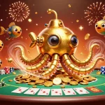 Experience SC88 Plus at the poker table with a kraken hybrid submarine and golden coins.